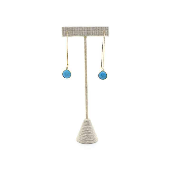 The Stone Sparkle Turquoise Earrings
