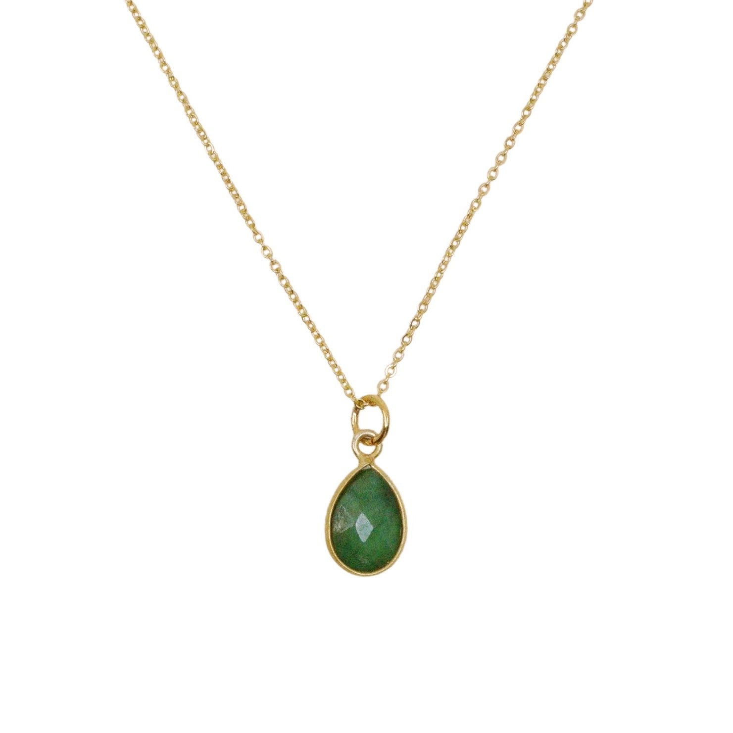 The Emerald Teardrop Necklace