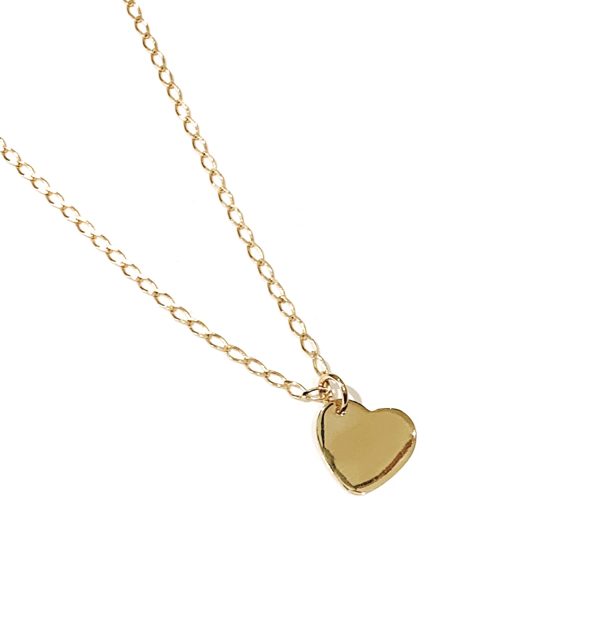 The Tender Heart Necklace in 10K Gold