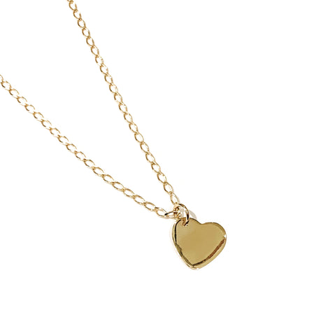 The Tender Heart Necklace in 10K Gold