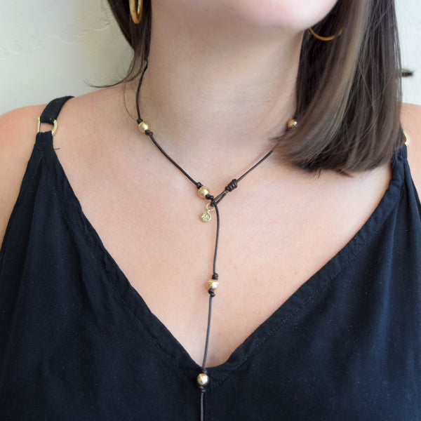 The Victoria Necklace in Gold Constellation