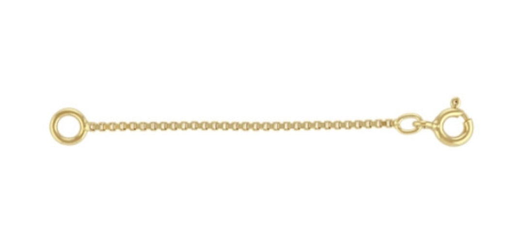 14K Gold Chain Extender - 2"