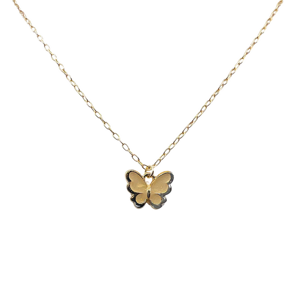 The Colorful Butterfly Gold Necklace
